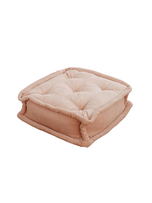 Atelier Del Sofa Cojín de Terciopelo Rosa Lujoso 55x55x16 cm, Suave y Elegante para Decoración del Hogar